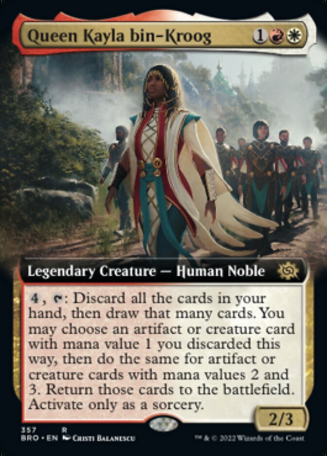 Queen Kayla bin-Kroog (Extended Art) [The Brothers' War] | Game Master's Emporium (The New GME)