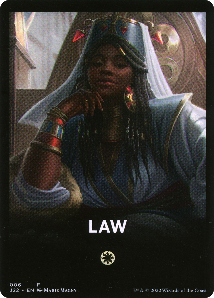 Law Theme Card [Jumpstart 2022 Front Cards] | Game Master's Emporium (The New GME)