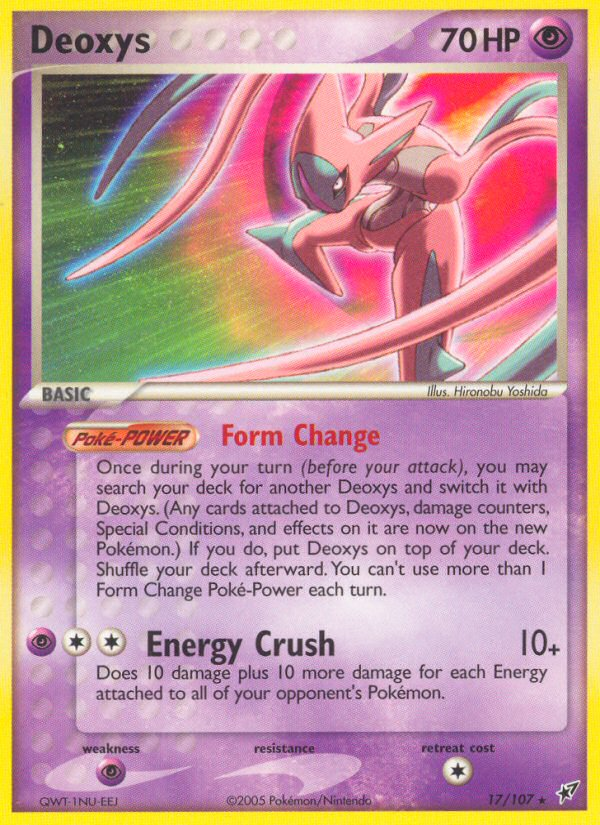 Deoxys (17/107) [EX: Deoxys] | Game Master's Emporium (The New GME)