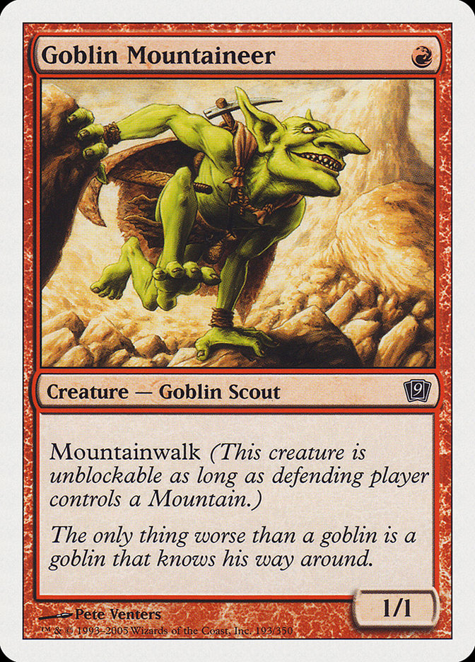 Goblin Mountaineer [Ninth Edition] | Game Master's Emporium (The New GME)
