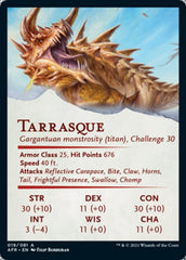 Tarrasque Art Card [Dungeons & Dragons: Adventures in the Forgotten Realms Art Series] | Game Master's Emporium (The New GME)