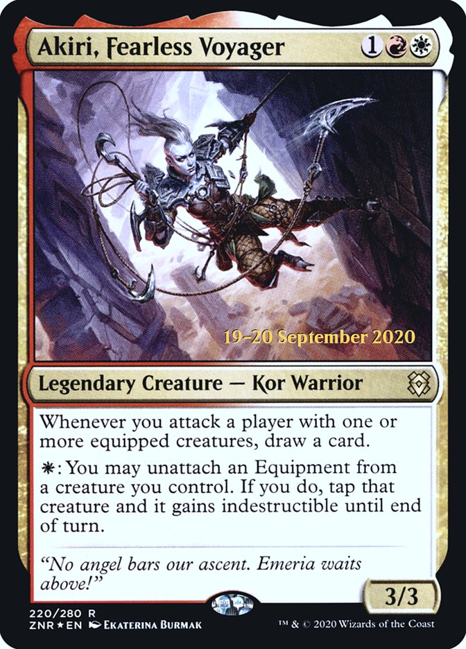 Akiri, Fearless Voyager [Zendikar Rising Prerelease Promos] | Game Master's Emporium (The New GME)