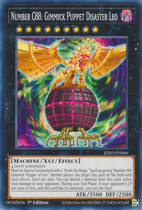 Number C88: Gimmick Puppet Disaster Leo [LDS3-EN066] Common | Game Master's Emporium (The New GME)