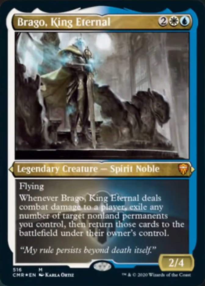 Brago, King Eternal (Etched) [Commander Legends] | Game Master's Emporium (The New GME)