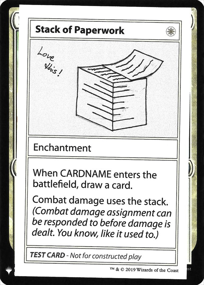 Stack of Paperwork [Mystery Booster Playtest Cards] | Game Master's Emporium (The New GME)