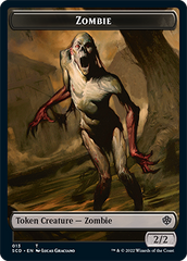Zombie // Zombie Army Double-Sided Token [Starter Commander Decks] | Game Master's Emporium (The New GME)