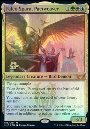 Falco Spara, Pactweaver [Streets of New Capenna Prerelease Promos] | Game Master's Emporium (The New GME)