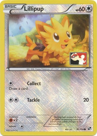 Lillipup (81/114) (League Promo) [Black & White: Base Set] | Game Master's Emporium (The New GME)