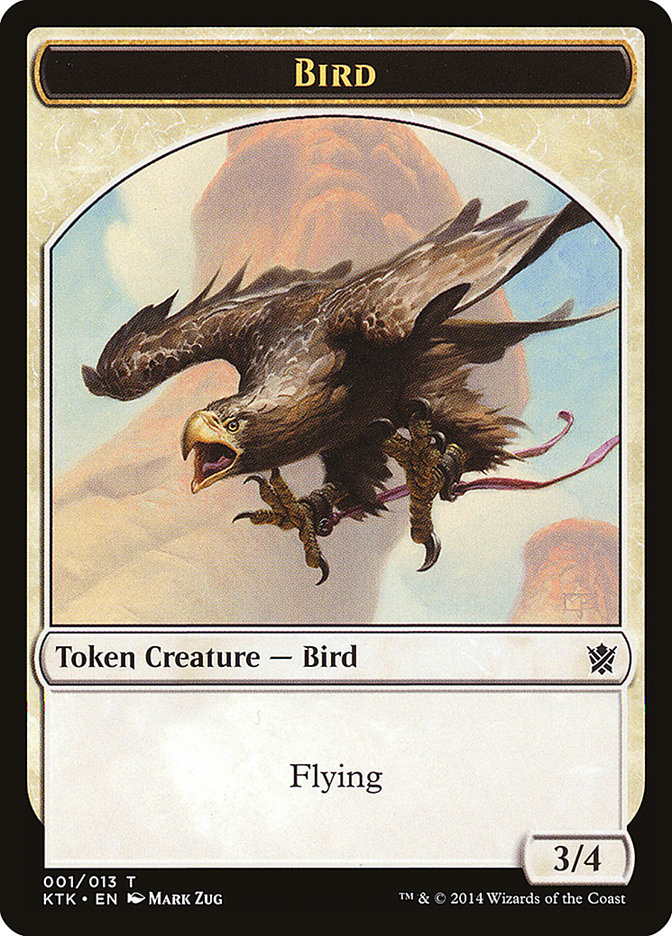 Bird Token [Khans of Tarkir Tokens] | Game Master's Emporium (The New GME)