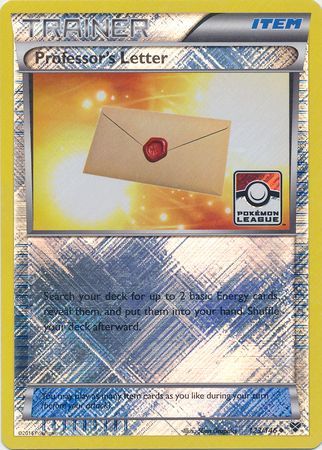 Professor's Letter (123/146) (League Promo) [XY: Base Set] | Game Master's Emporium (The New GME)