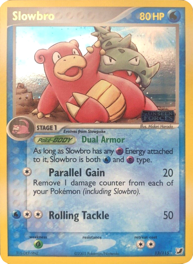 Slowbro (13/115) (Stamped) [EX: Unseen Forces] | Game Master's Emporium (The New GME)