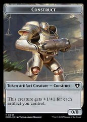 Treasure // Construct (0041) Double-Sided Token [Commander Masters Tokens] | Game Master's Emporium (The New GME)