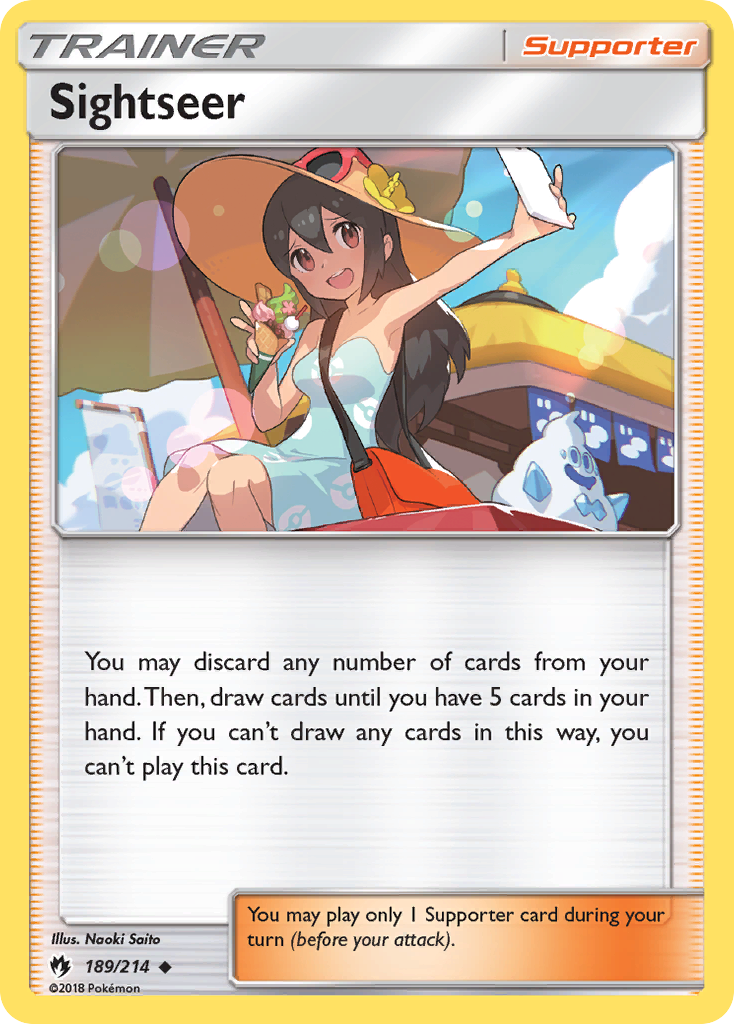 Sightseer (189/214) [Sun & Moon: Lost Thunder] | Game Master's Emporium (The New GME)