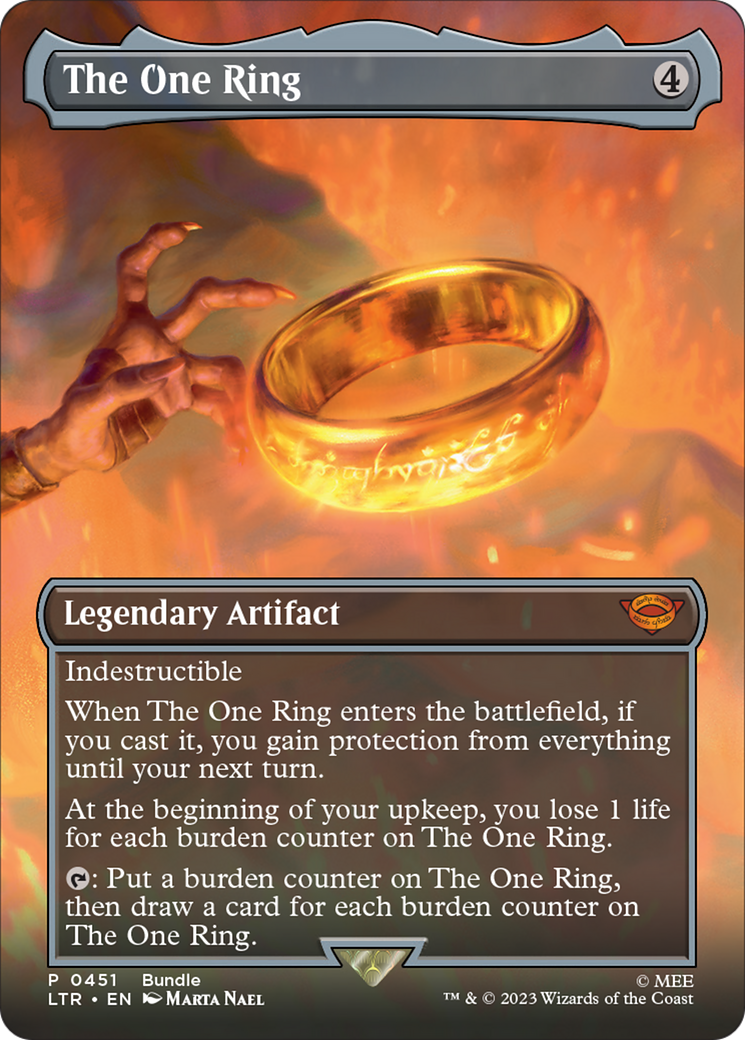 The One Ring (Borderless Alternate Art) [The Lord of the Rings: Tales of Middle-Earth] | Game Master's Emporium (The New GME)