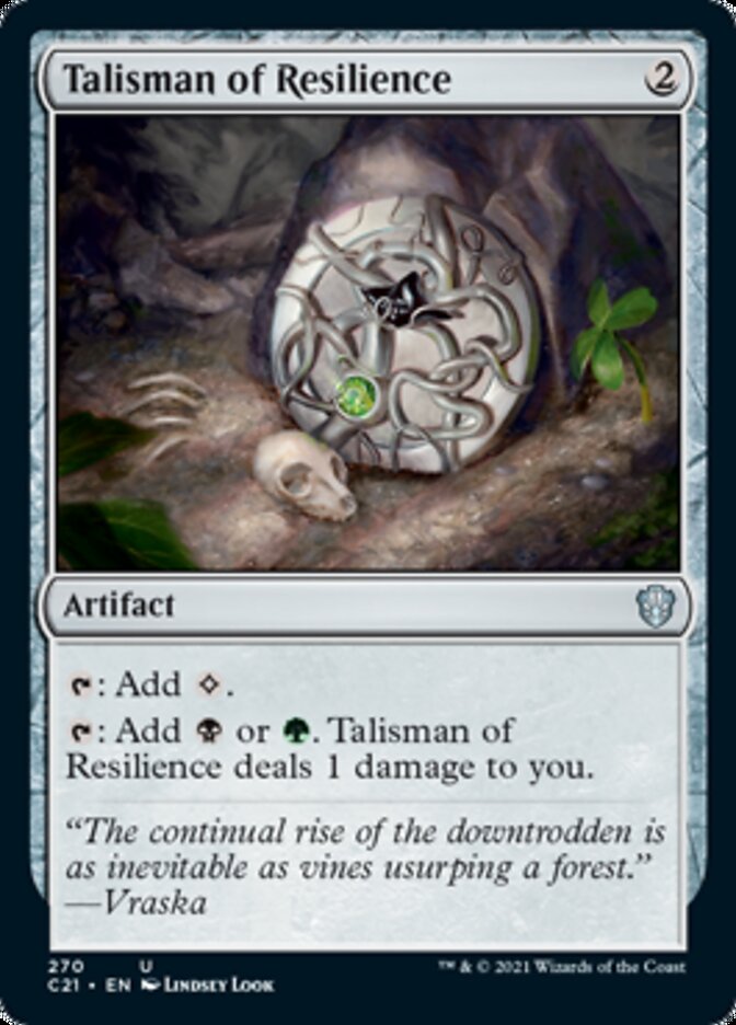 Talisman of Resilience [Commander 2021] | Game Master's Emporium (The New GME)