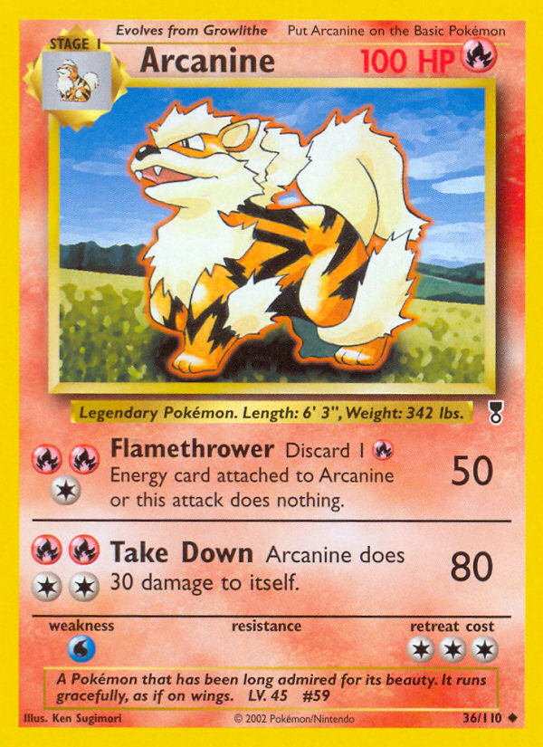 Arcanine (36/110) [Legendary Collection] | Game Master's Emporium (The New GME)