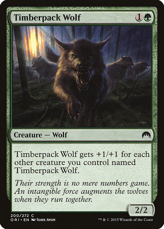 Timberpack Wolf [Magic Origins] | Game Master's Emporium (The New GME)