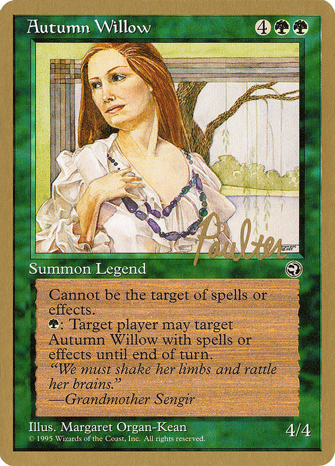 Autumn Willow (Preston Poulter) [Pro Tour Collector Set] | Game Master's Emporium (The New GME)