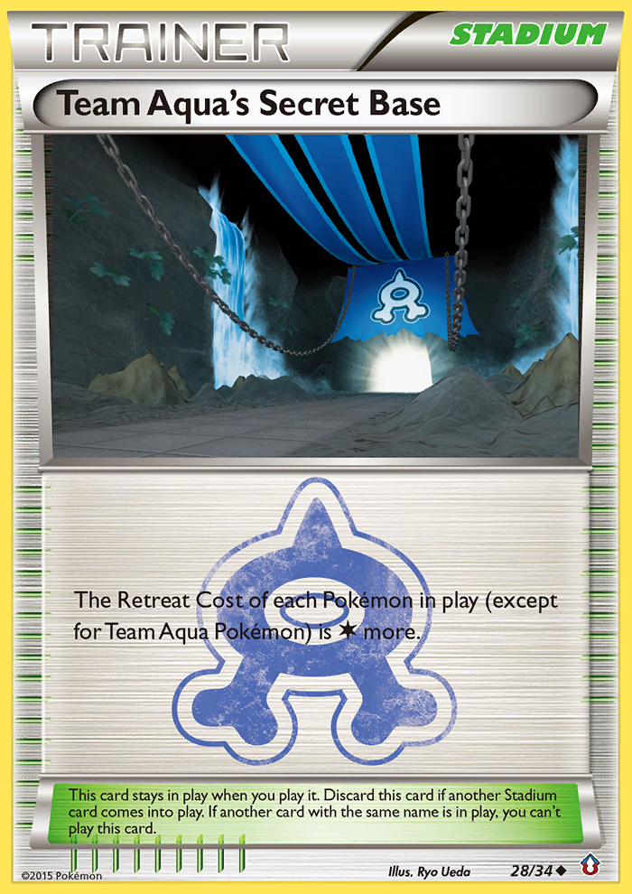 Team Aqua's Secret Base (28/34) [XY: Double Crisis] | Game Master's Emporium (The New GME)