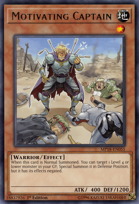 Motivating Captain [MP18-EN055] Rare | Game Master's Emporium (The New GME)