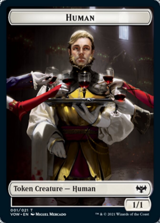 Human Token (001) [Innistrad: Crimson Vow Tokens] | Game Master's Emporium (The New GME)