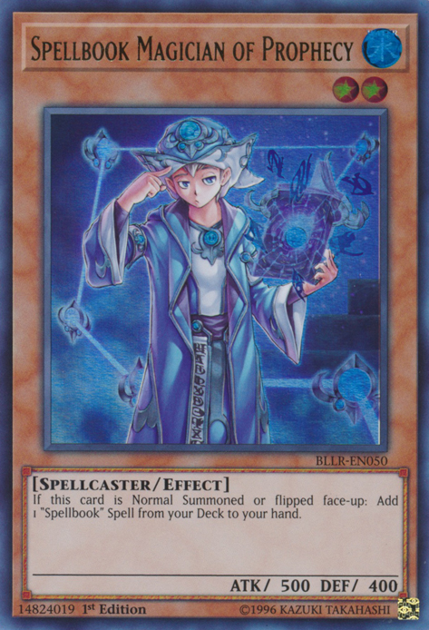 Spellbook Magician of Prophecy [BLLR-EN050] Ultra Rare | Game Master's Emporium (The New GME)