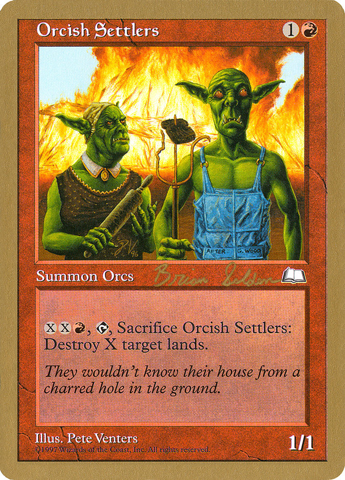 Orcish Settlers (Brian Selden) [World Championship Decks 1998] | Game Master's Emporium (The New GME)