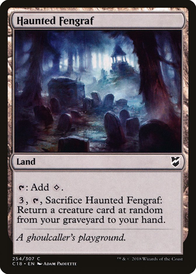 Haunted Fengraf [Commander 2018] | Game Master's Emporium (The New GME)