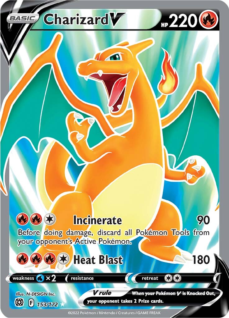 Charizard V (153/172) [Sword & Shield: Brilliant Stars] | Game Master's Emporium (The New GME)