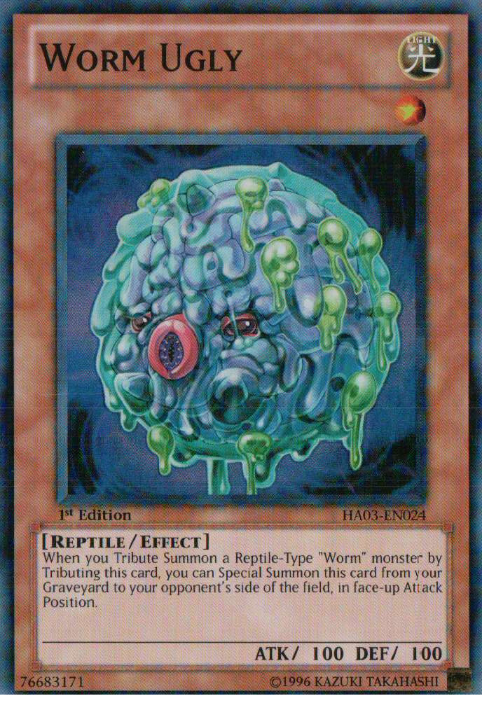 Worm Ugly [HA03-EN024] Super Rare | Game Master's Emporium (The New GME)