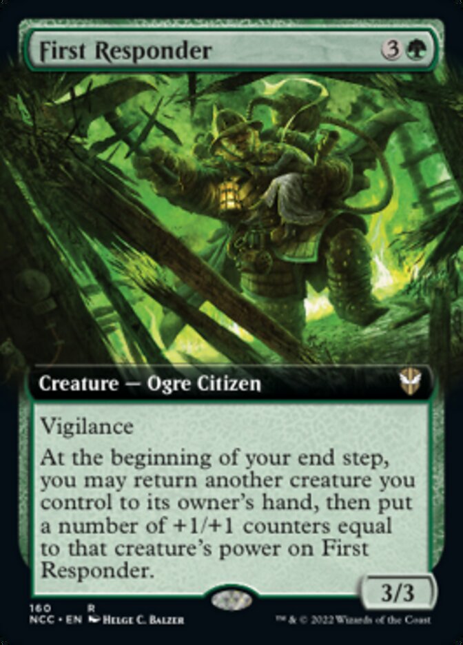 First Responder (Extended Art) [Streets of New Capenna Commander] | Game Master's Emporium (The New GME)