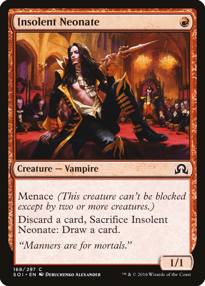 Insolent Neonate [Shadows over Innistrad] | Game Master's Emporium (The New GME)