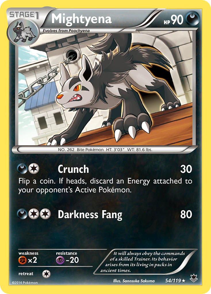 Mightyena (54/119) [XY: Phantom Forces] | Game Master's Emporium (The New GME)