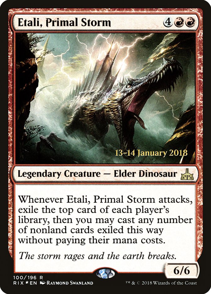 Etali, Primal Storm [Rivals of Ixalan Prerelease Promos] | Game Master's Emporium (The New GME)