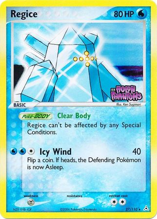 Regice (27/110) (Stamped) [EX: Holon Phantoms] | Game Master's Emporium (The New GME)