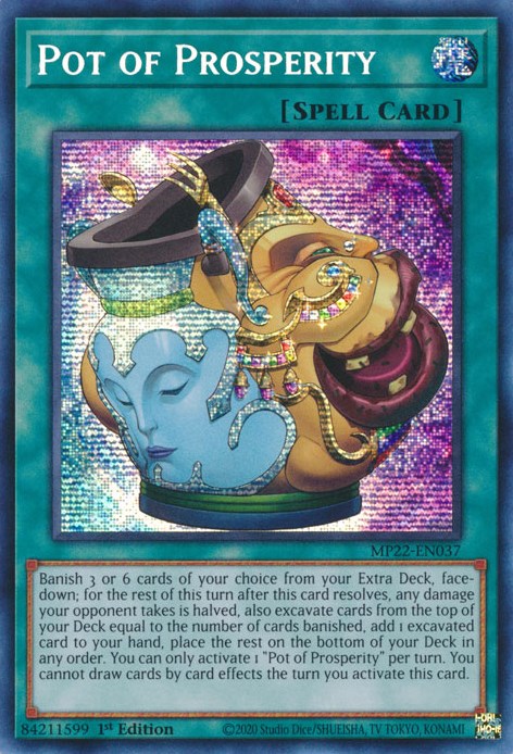 Pot of Prosperity [MP22-EN037] Prismatic Secret Rare | Game Master's Emporium (The New GME)