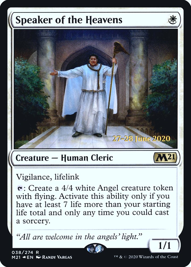 Speaker of the Heavens [Core Set 2021 Prerelease Promos] | Game Master's Emporium (The New GME)