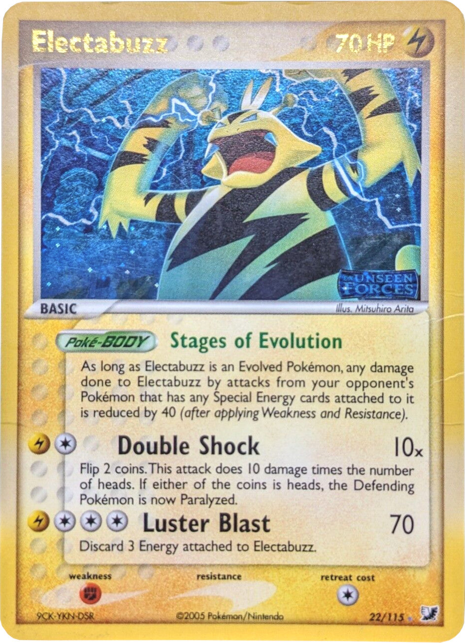 Electabuzz (22/115) (Stamped) [EX: Unseen Forces] | Game Master's Emporium (The New GME)