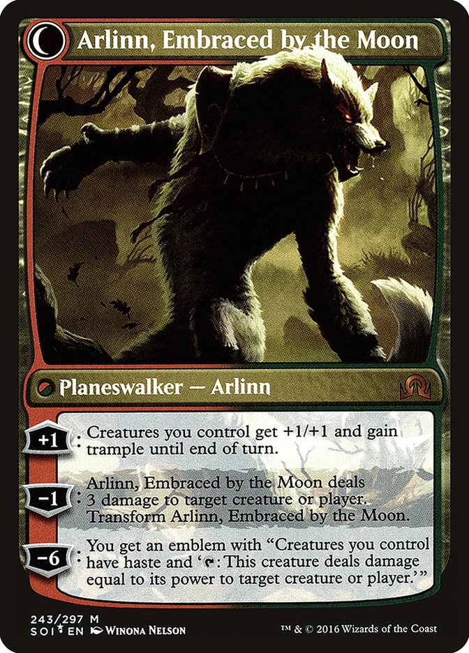 Arlinn Kord // Arlinn, Embraced by the Moon [Shadows over Innistrad Prerelease Promos] | Game Master's Emporium (The New GME)