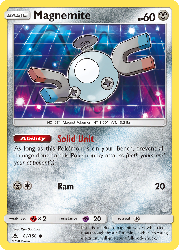 Magnemite (81/156) [Sun & Moon: Ultra Prism] | Game Master's Emporium (The New GME)