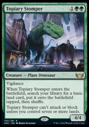 Topiary Stomper (Promo Pack) [Streets of New Capenna Promos] | Game Master's Emporium (The New GME)