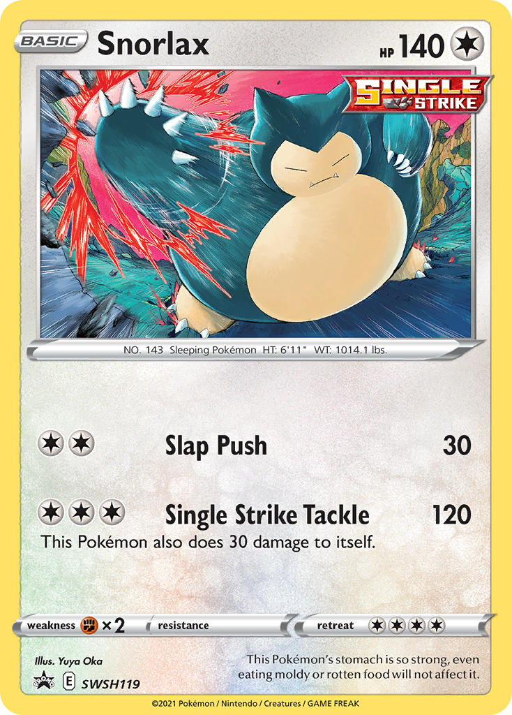 Snorlax (SWSH119) [Sword & Shield: Black Star Promos] | Game Master's Emporium (The New GME)