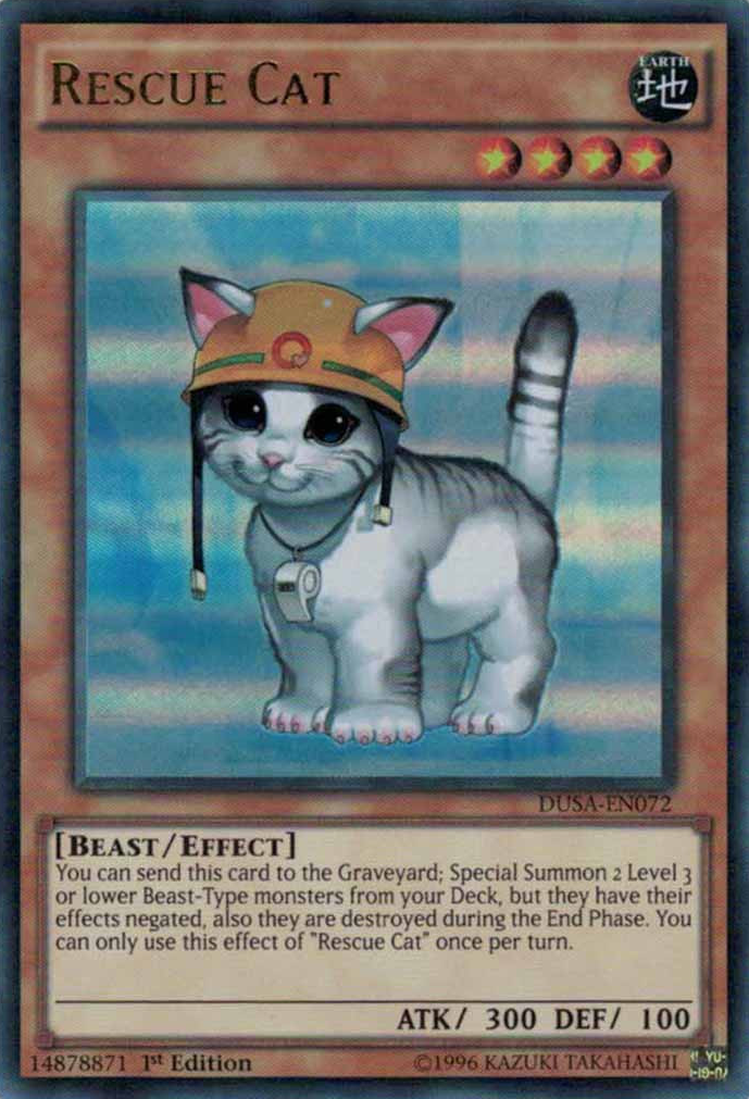 Rescue Cat [DUSA-EN072] Ultra Rare | Game Master's Emporium (The New GME)