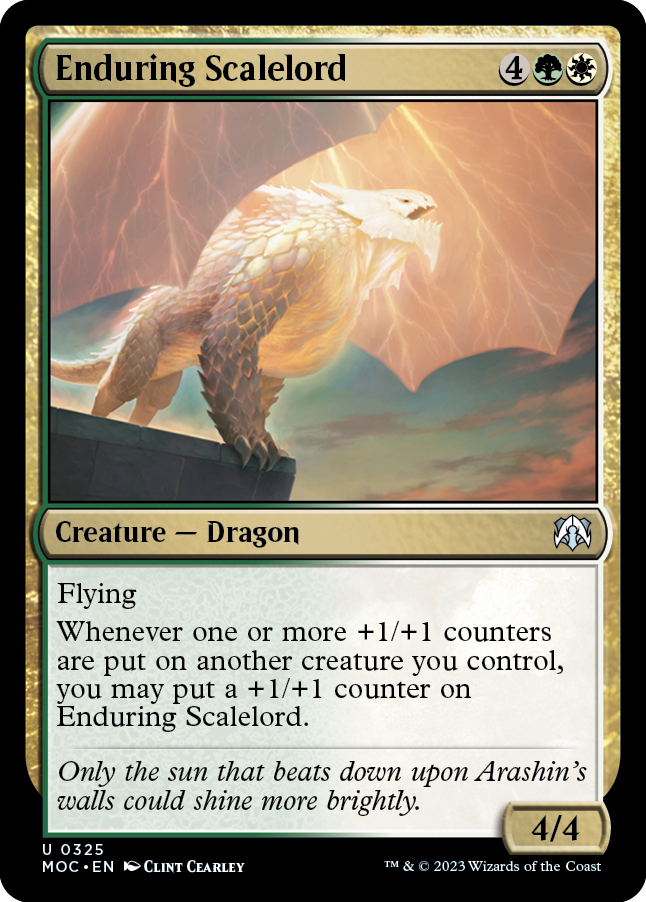 Enduring Scalelord [March of the Machine Commander] | Game Master's Emporium (The New GME)