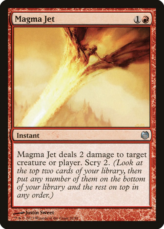 Magma Jet [Duel Decks: Heroes vs. Monsters] | Game Master's Emporium (The New GME)