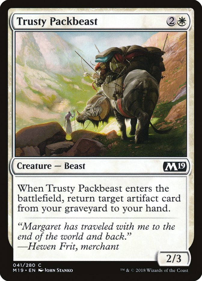 Trusty Packbeast [Core Set 2019] | Game Master's Emporium (The New GME)