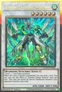Stardust Charge Warrior [MAGO-EN029] Gold Rare | Game Master's Emporium (The New GME)