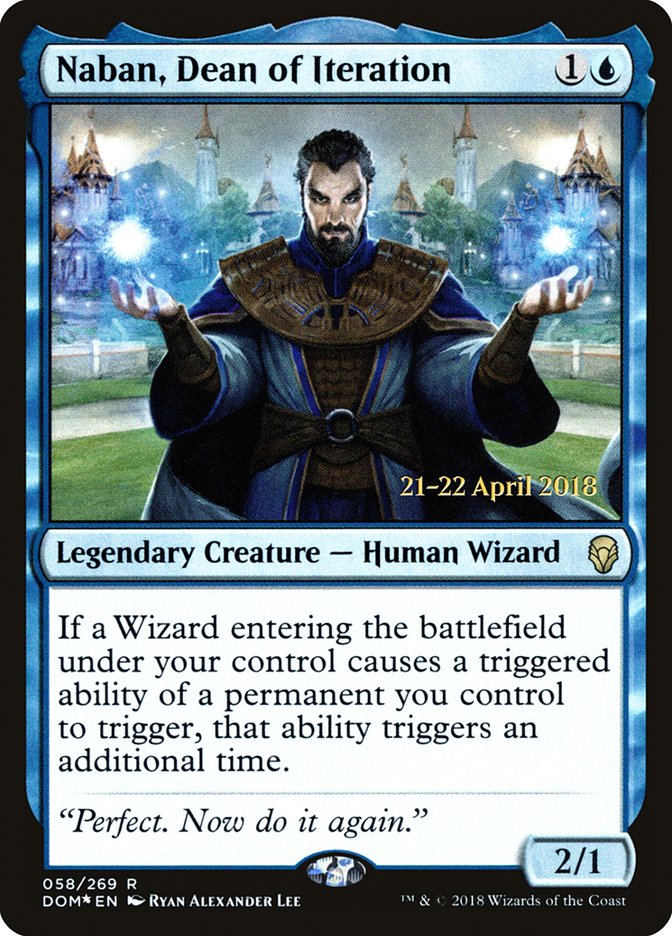 Naban, Dean of Iteration [Dominaria Prerelease Promos] | Game Master's Emporium (The New GME)