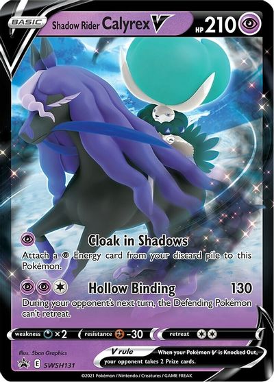 Shadow Rider Calyrex V (SWSH131) (Jumbo Card) [Sword & Shield: Black Star Promos] | Game Master's Emporium (The New GME)
