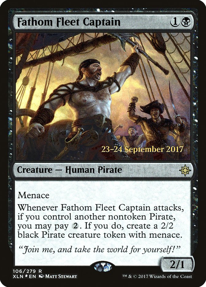 Fathom Fleet Captain [Ixalan Prerelease Promos] | Game Master's Emporium (The New GME)